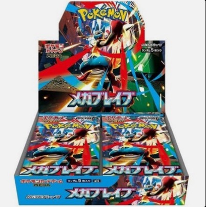 Pokemon Card Mega Brave Box with Shrink Japanese