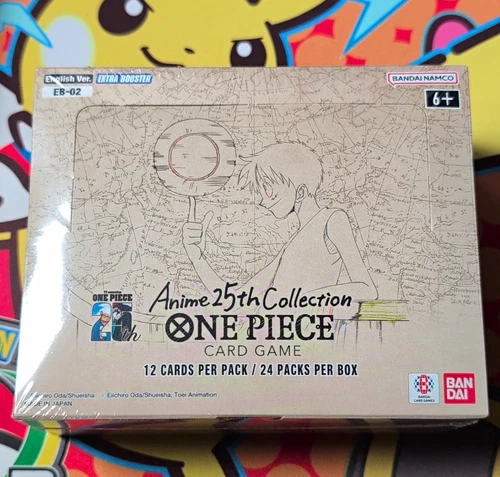 ONE PIECE EB-02 Booster Box Anime 25th Collection sealed
