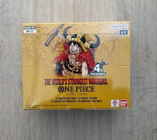 ONE PIECE OP-17 Booster Box English sealed display