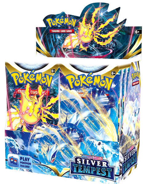 Pokémon TCG Sword & Shield Silver Tempest Booster Display Box factory sealed
