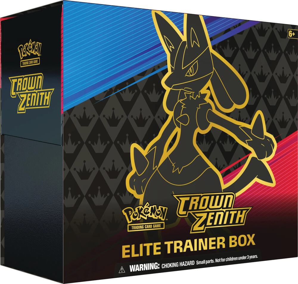 Pokémon Crown Zenith Elite Trainer Box Lucario VSTAR