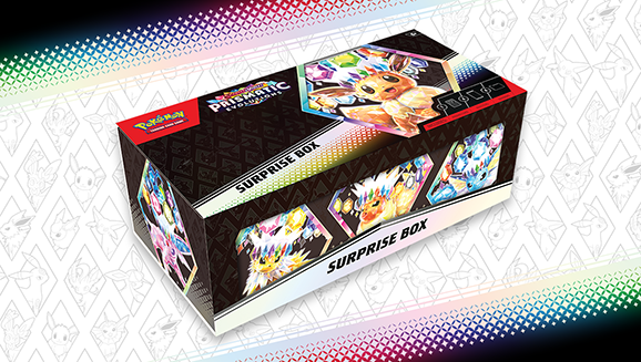 Pokémon Prismatic Evolutions Surprise Box sealed